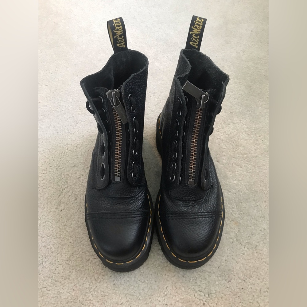 Dr. Martens Sinclair Zip Front Platform Boots - Picture 1 of 5
